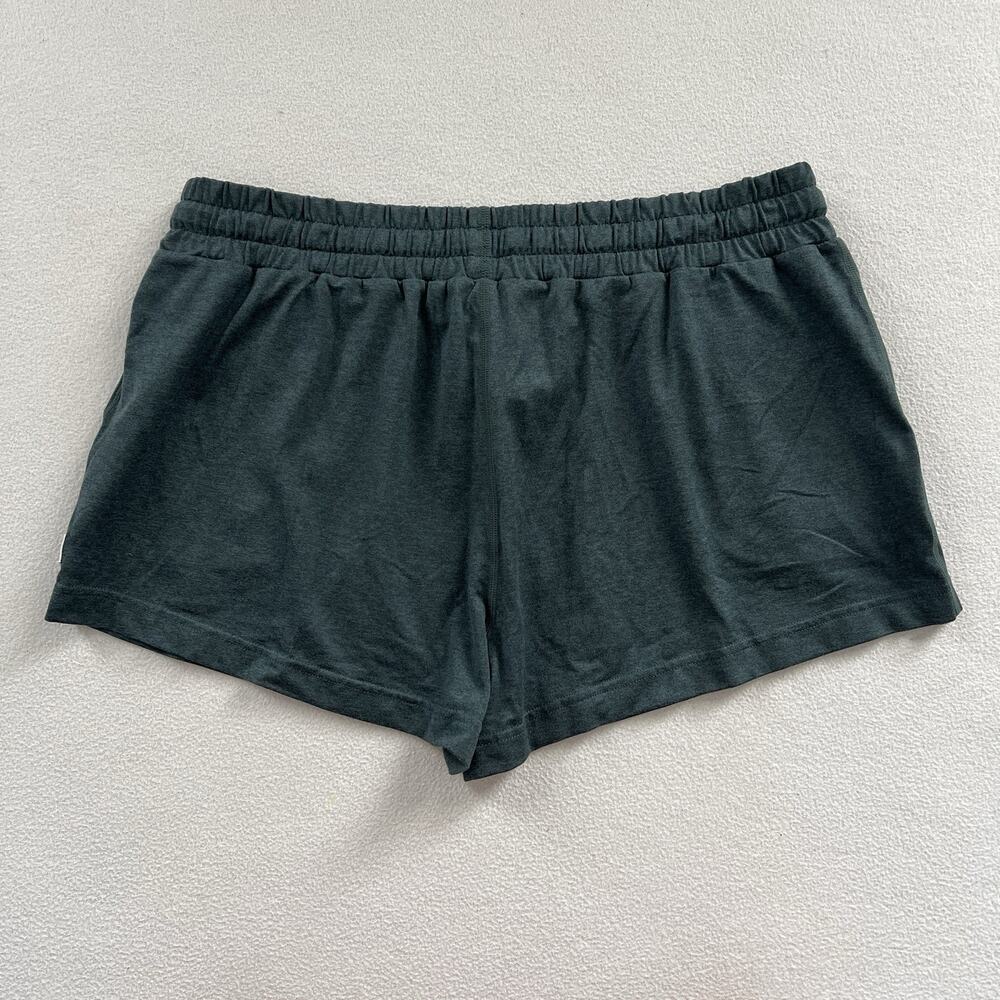 Vuori Women Green Heather Drawstring Athletic Halo Performance Short VW339 L - Picture 7 of 7